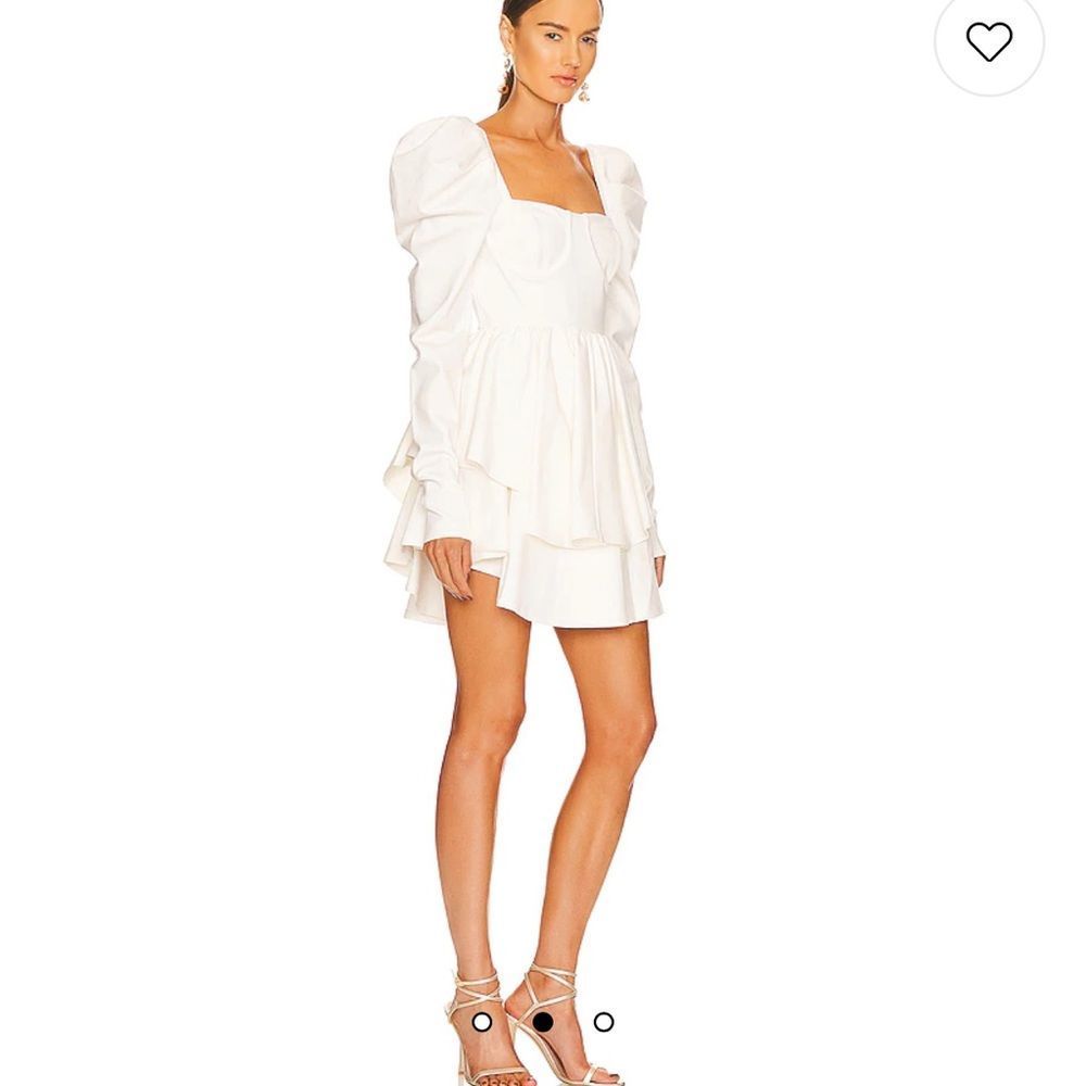 NWT SELKIE x REVOLVE The Boleyn Dress in Ivory Small - Picture 15 of 15